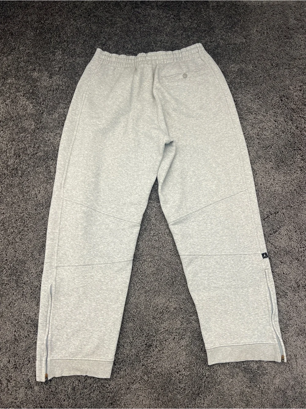 Nike Air Jordan Fleece Sweatpants Men’s Size Large Sport Gray Crossover Dri-Fit